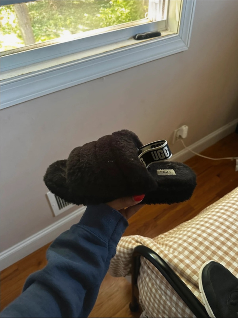 UGG platform slippers